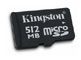 Kingston Technology представляет новые карты памяти microSD емкостью 512 МБ