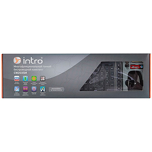 CW203SM ��+���� Intro Wireless Slim Multimedia black (5/10/120)