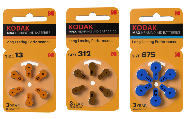 Слуховые батарейки Kodak выпущены в новой упаковке с кратностью 6 штук