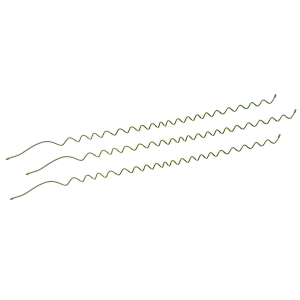 Спиральная поддержка GREEN APPLE GSS1000-P 1м 3шт (под Петрович)