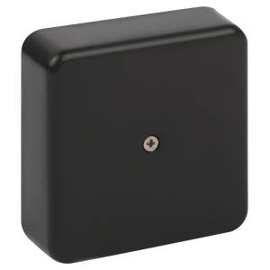 Распаячная коробка ЭРА BS-B-75-75-20 для кабель-канала черная 75х75х20мм IP40