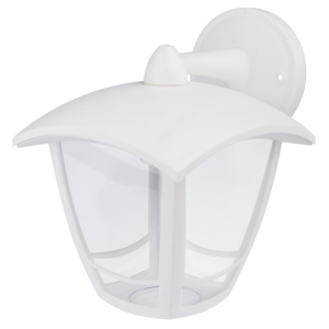 Садово-парковый светильник ЭРА «Дели 2» ДБУ 07-8-002 белый 4-гранный настенный IP44 светодиодный 8Вт 3000K