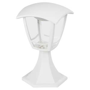 Садово-парковый светильник ЭРА «Валенсия» ДТУ 07-8-001 белый 4-гранный напольный IP44 светодиодный 8Вт 3000K