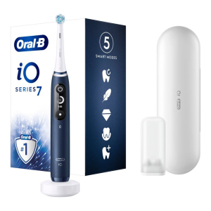 Электрическая зубная щетка ORAL-B iO Series 7/iOM7 Sapphire Blue 5 режимов тип 3758 темно-синий