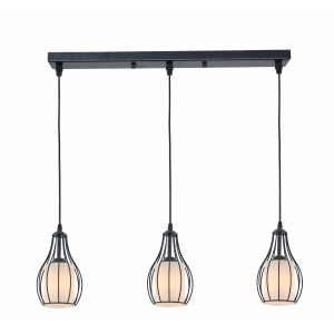 Светильник подвесной (подвес) Rivoli Viola 5042-203 3 * E27 60 Вт лофт - кантри