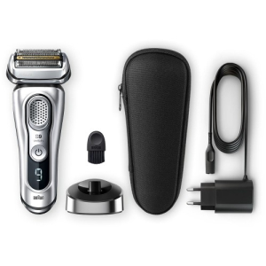 Электрическая бритва Braun S9 9330s silver с зарядной станцией и тканевым футляром
