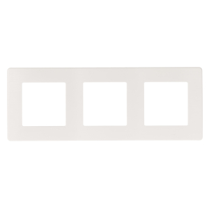 Рамка для розеток и выключателей ЭРА Серия 12 12-5103-01 на 3 поста, Сатин, белый