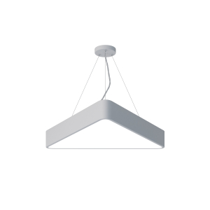 Светильник LED ЭРА Geometria SPO-151-W-40K-030 Delta 30Вт 4000К 3000Лм IP40 600*600*80 белый подвесной