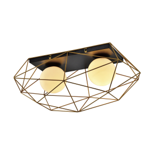 Светильник потолочный Rivoli Raila 4098-312 2 х Е14 40 Вт дизайн для натяжных потолков