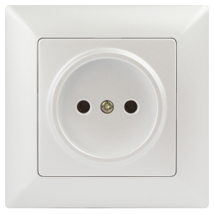 Розетка Intro Solo 4-201-06 без заземления 2P 16А-250В IP20 СУ перламутр