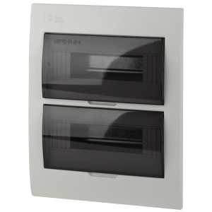 Корпус пластиковый встраиваемый ЭРА SIMPLE ЩРВ-П-24 IP41 прозрачная крышка белый