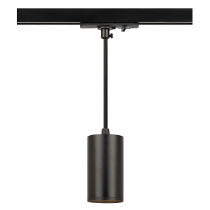 Трековый светильник однофазный ЭРА TR45-GU10 S BK подвесной под лампу GU10 черный