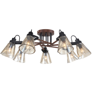 Люстра Rivoli Clarissa 5098-307 7 х Е14 40 Вт лофт - кантри