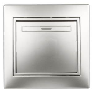 Переключатель Intro Plano 1-108-03 промежуточный, 10А-250В, IP20, СУ, алюминий