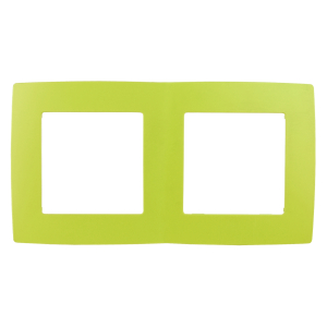 12-5002-26 ЭРА Рамка на 2 поста, Эра12, лайм (10/100/3000)