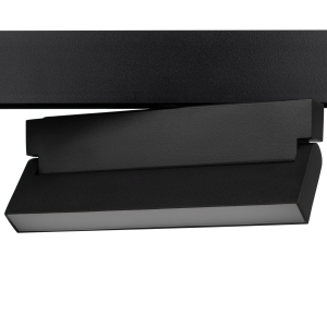 Магнитный трековый светильник ЭРА TRM20-2-22-12W3K BK светодиодный 12Вт 3000К черный для системы NOVA