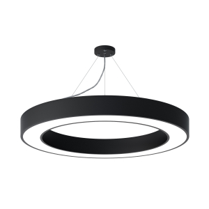 Светильник LED ЭРА Geometria SPO-134-B-40K-056 Ring 56Вт 4000К 4200Лм IP40 800*800*80 черный подвесной
