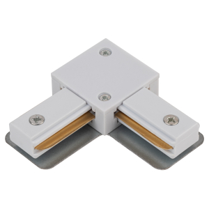 Коннектор питания ЭРА TR-1PA-LС WH для однофазного шинопровода угловой белый