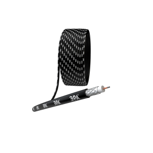 ЭРА Кабель коаксиальный RG-6U, 75 Ом, CCS/(оплётка Al 64%), PE, цвет чёрный, бухта 100 м, SIMPLE (6/144)