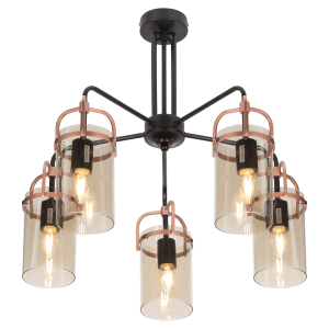 Люстра  Rivoli Annegret 4082-305 5 * Е27 40 Вт дизайн