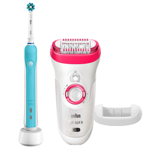 Эпилятор Braun S9 9-521 WD с зубной щеткой Oral-B