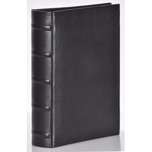 Innova Q5901428 Фотоальбом 200 фото 10*15cm  Leatherette Stitced  , черный, кармашки (6/24)