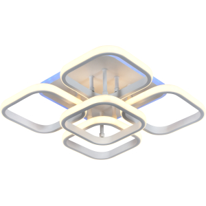 Светильник потолочный светодиодный Rivoli Hedwig 6058-105 с пультом 100 Вт + 8 Вт 4000К - 6000К LED модерн