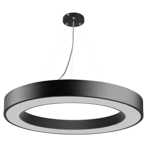 Светильник LED ЭРА Geometria SPO-134-B-40K-056 Ring 56Вт 4000К 4200Лм IP40 800*80 черный подвесной драйвер внутри