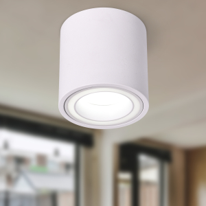 Светильник настенно-потолочный спот ЭРА OL47 WH MR16 GU10 IP20 белый