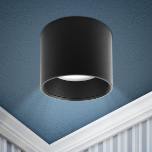 Светильник накладной ЭРА OL8 GX53 BK под лампу GX53 черный