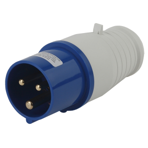 Вилка ЭРА V-16-2P-PE-IP44 переносная 013 2Р+РЕ 16А 220В IP44