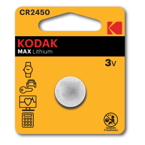 Батарейки Kodak CR2450-BL1 MAX Lithium (60/240/36000)