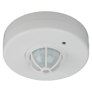 Датчик движения ЭРА MD 016 белый 1200Вт угол обзора 360° дальность 6м