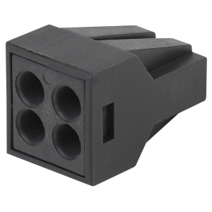 Клемма ЭРА NO-224-53 с пастой серия 304 4 отверстия 0.5-2.5 мм2 упаковка 100 шт