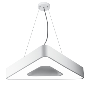 Светильник LED ЭРА Geometria SPO-153-W-40K-030 Delta 30Вт 4000К 2100Лм IP40 600*600*80 белый подвесной