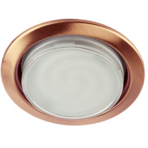 Светильник встраиваемый ЭРА KL35 SC /1 (к) под лампу GX53 медь термокольцо в комплекте