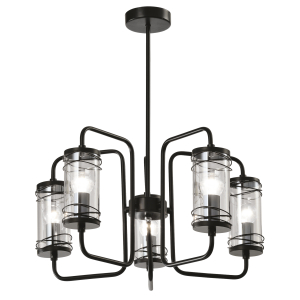 Люстра  Rivoli Akanta 5061-305 5 х E14 40 Вт лофт - кантри