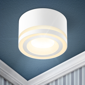 Светильник встраиваемый ЭРА DK113 WH под лампу GX53 белый