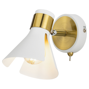 Светильник настенно-потолочный спот Rivoli Maira 7054-701 1 х Е14 40 Вт поворотный с выключателем