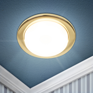 Светильник встраиваемый ЭРА KL70 GD /1 под лампу GX53 золото