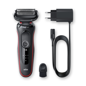 Электрическая бритва Braun S5 51-R1000S Black/Red Wet&Dry