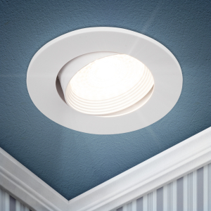 Светильник встраиваемый декоративный ЭРА KL92 WH под лампу MR16 GU5.3 белый пластиковый