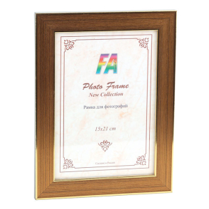 Фоторамка FA Галерея 21х30 пластиковая со стеклом чёрный с ножкой