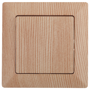 4-101-11 Intro Выключатель, 10А-250В, СУ, Solo, сосна (10/200/2000)