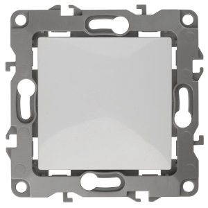 12-1111-01 ЭРА Кнопка, 10АХ-250В, Эра12, белый (10/100/3000)