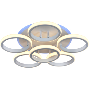 Светильник потолочный светодиодный Rivoli Kresenz 6057-106 с пультом 108 Вт + 8 Вт 4000К - 6000К LED модерн