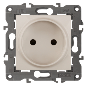 Розетка ЭРА Elegance 14-2105-02 2P 16A-250В IP20 слоновая кость