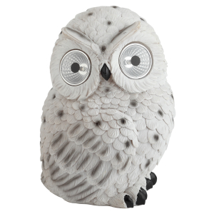 ЭРА Садовый светильник Полярная сова на солнечной батарее, полистоун, 19 см (8/96)