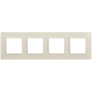 Рамка для розеток и выключателей ЭРА Elegance 14-5014-02 Classic, на 4 поста, слоновая кость