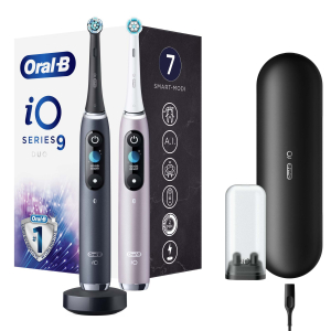 Набор электрических зубных щеток ORAL-B iO Series 9 Duo черный, розовый